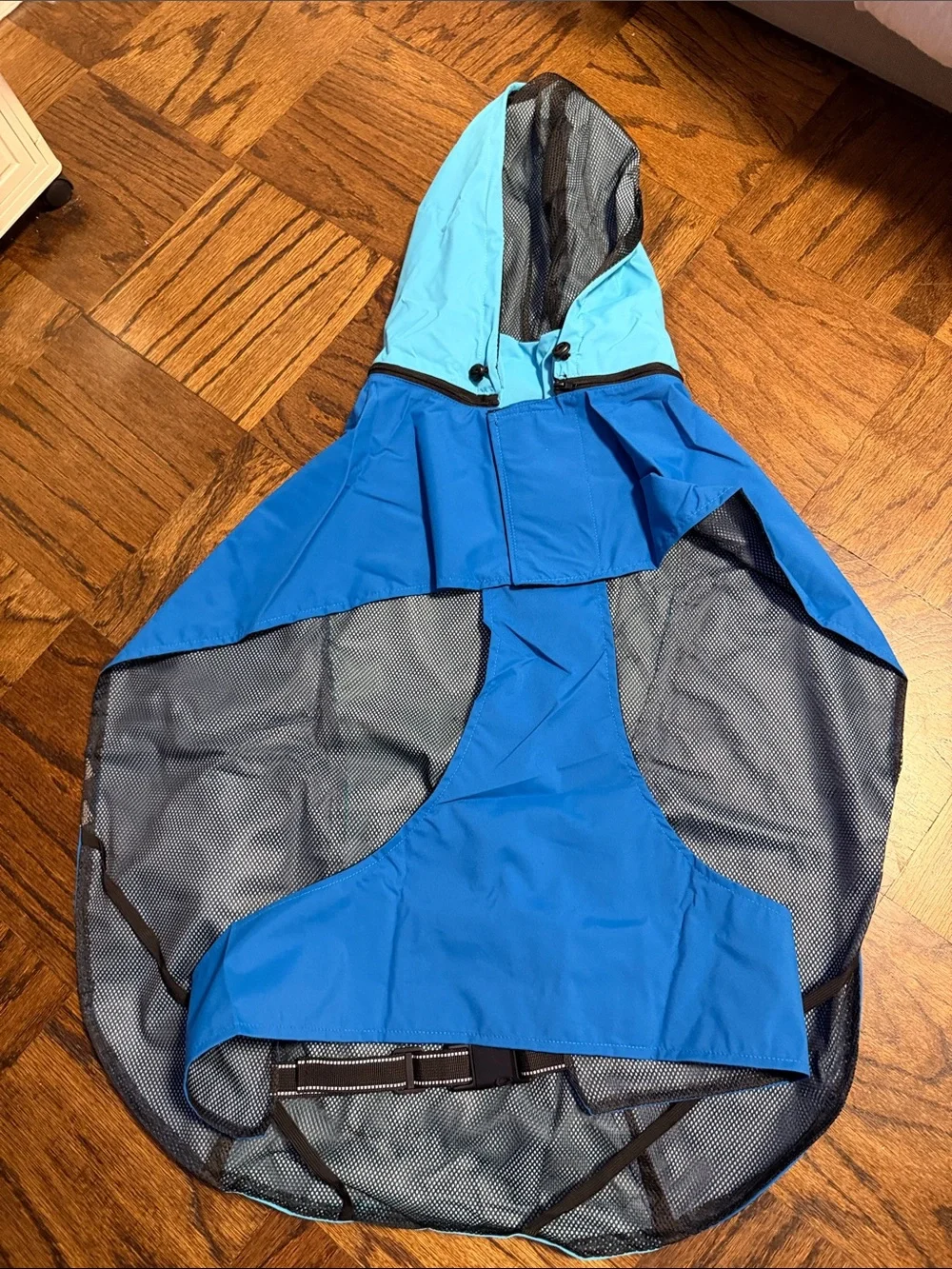 Dog Waterproof Raincoat with Reflective Strap, Hoodie, Full BodyCoverage 2XL